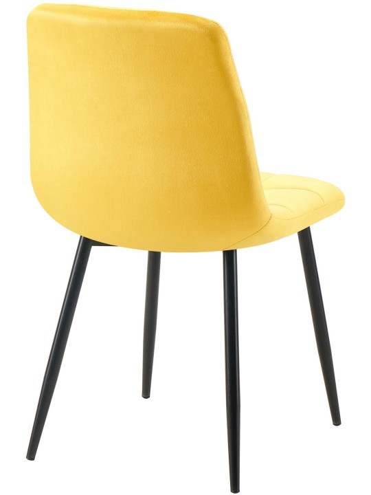 Set 4 scaune de sufragerie Antibes, galben