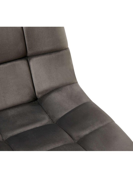 Set 4 scaune de sufragerie Antibes, antracit