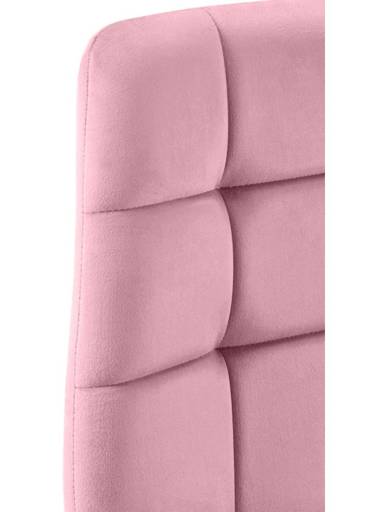 Set 4 scaune de sufragerie Antibes, roz