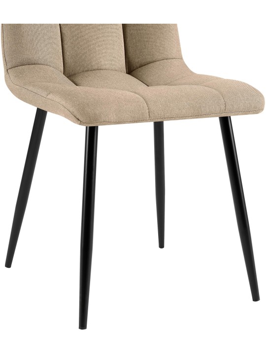 Scaun de sufragerie tesatura Antibes, taupe Scaun de sufragerie tesatura Antibes, taupe