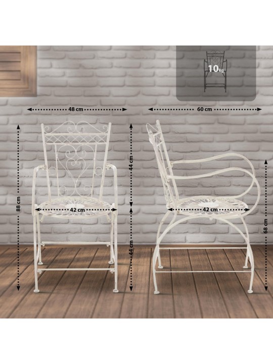 Scaun Sheela, crem antic