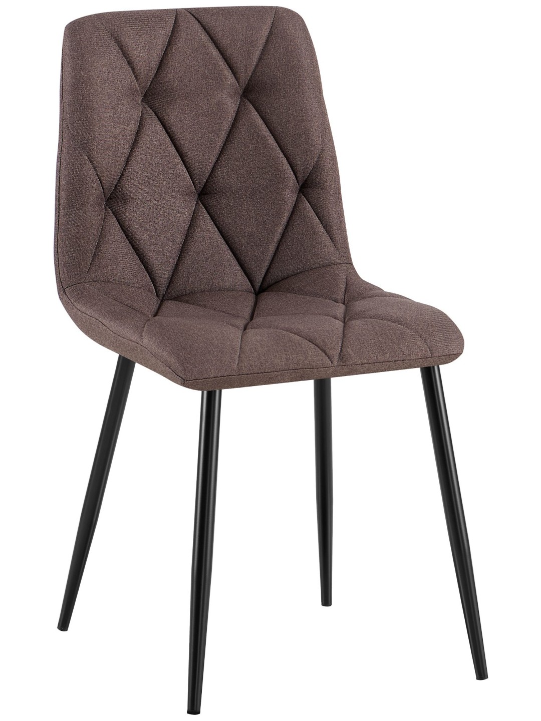 Scaun din țesătură Clairton, maro