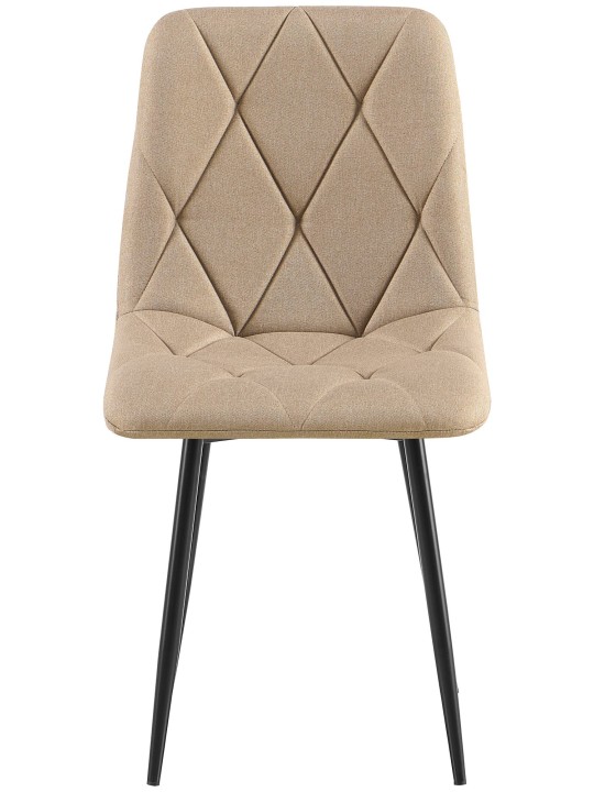 Set 2 scaune de sufragerie din material Clairton, taupe