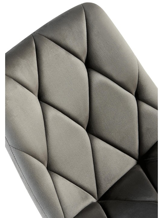 Set 2 scaune de sufragerie Clairton catifea, antracit Set 2 scaune de sufragerie Clairton catifea, antracit