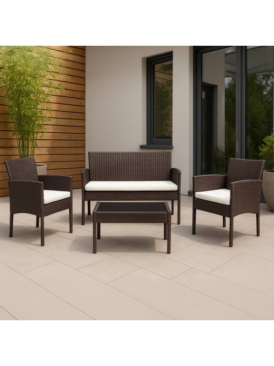 Grup de scaune Ramunda, maro Grup de scaune Ramunda, maro