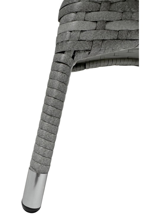 Grup de scaune Fireda, gri melanj