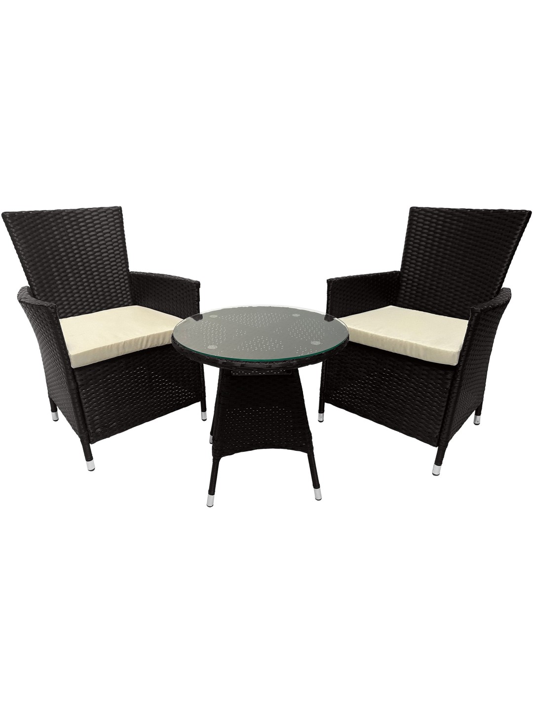 Grup de scaune Fireda, maro închis