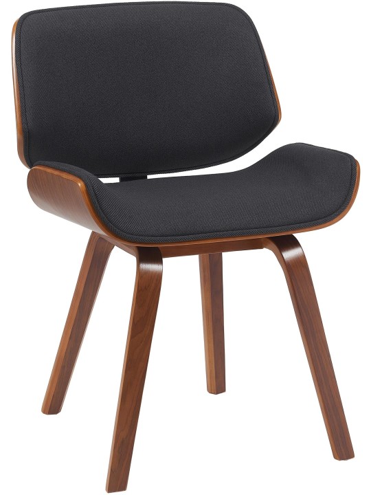 Scaun vizitator Tesatura Beverley, nuc/negru