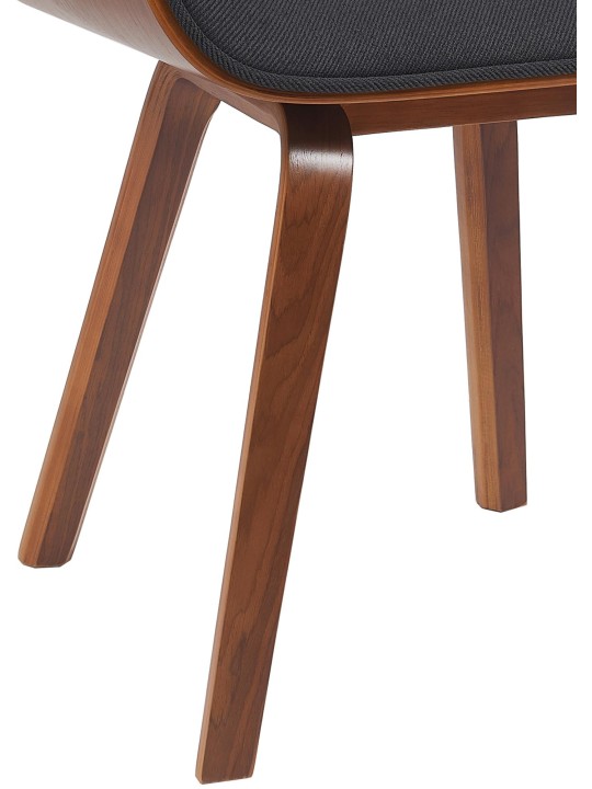 Scaun vizitator Tesatura Beverley, nuc/negru