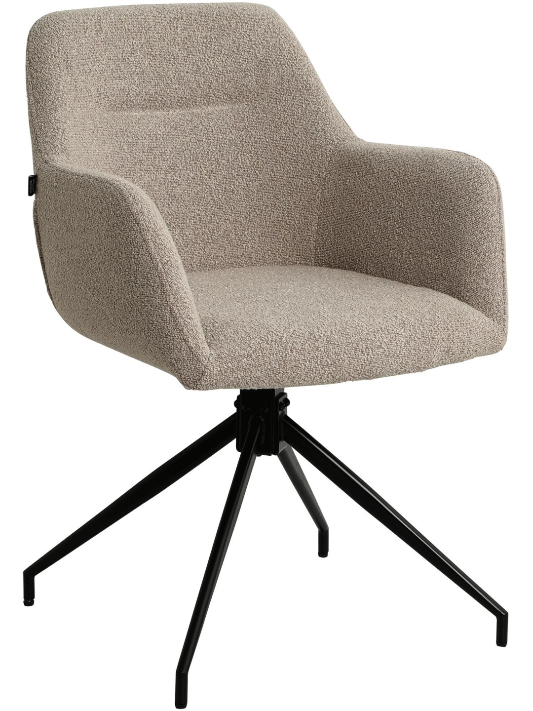 Scaun de sufragerie Merlinda stofa Teddy, taupe