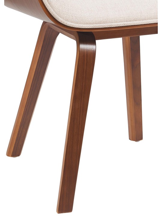 Scaun vizitator Tesatura Beverley, nuc/crem