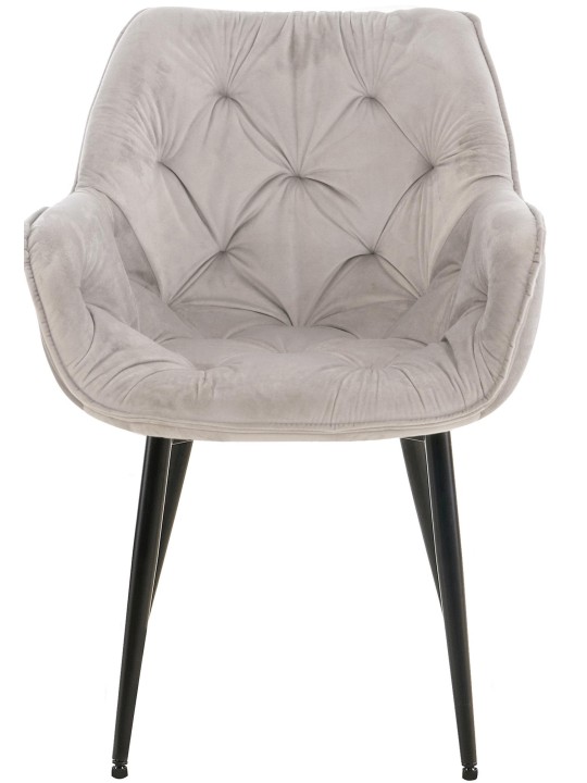 Scaun Tanna Velvet, gri