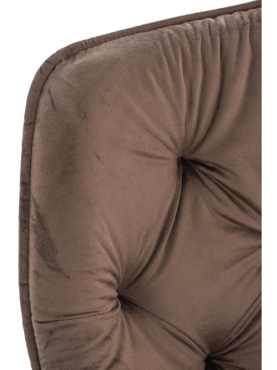 Scaun Tanna Velvet, maro