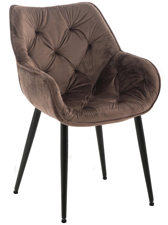 Scaun Tanna Velvet, maro