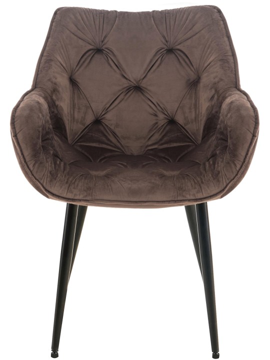 Scaun Tanna Velvet, maro