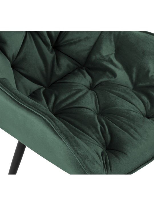 Scaun Tanna Velvet, verde