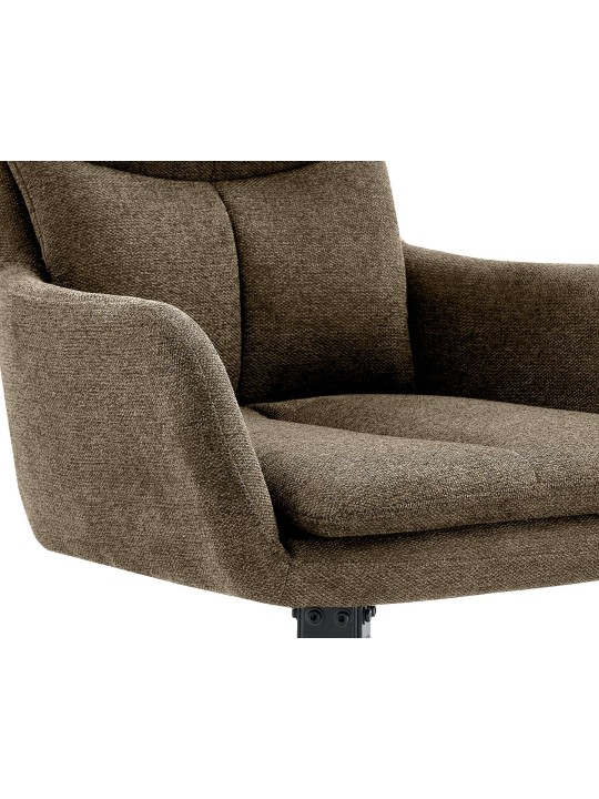 Scaun din țesătură Somers, maro