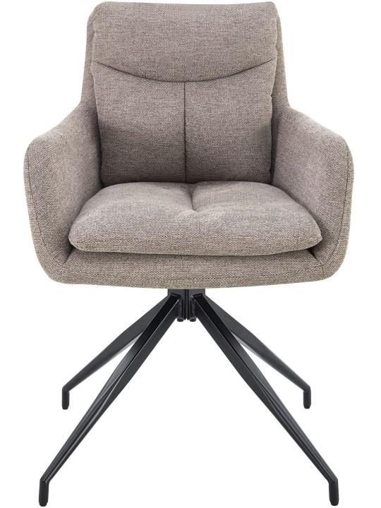 Set 2 scaune de sufragerie din stofa Somers, taupe Set 2 scaune de sufragerie din stofa Somers, taupe