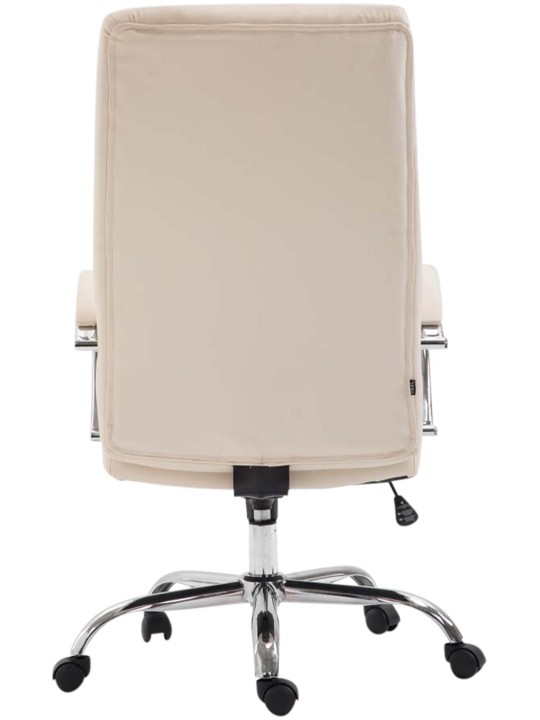 Scaun birou Valais imitatie piele, crem Scaun birou Valais imitatie piele, crem