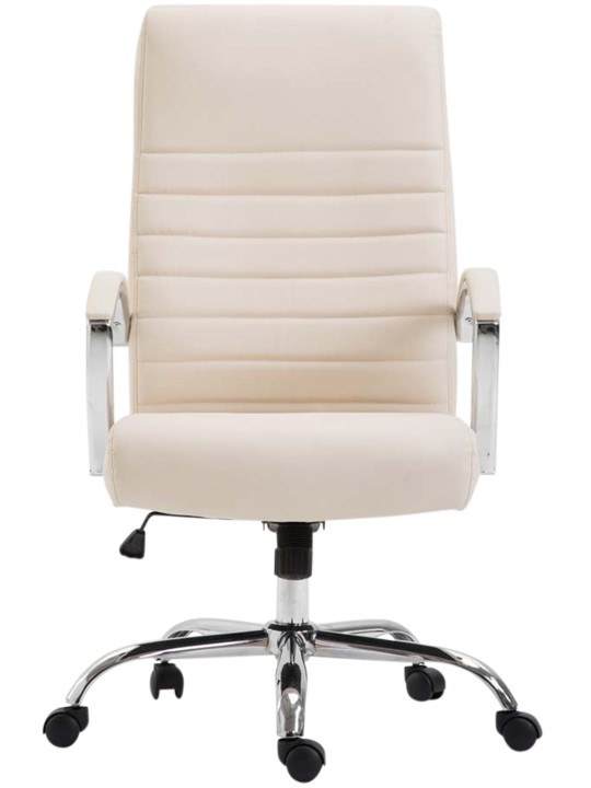 Scaun birou Valais imitatie piele, crem Scaun birou Valais imitatie piele, crem