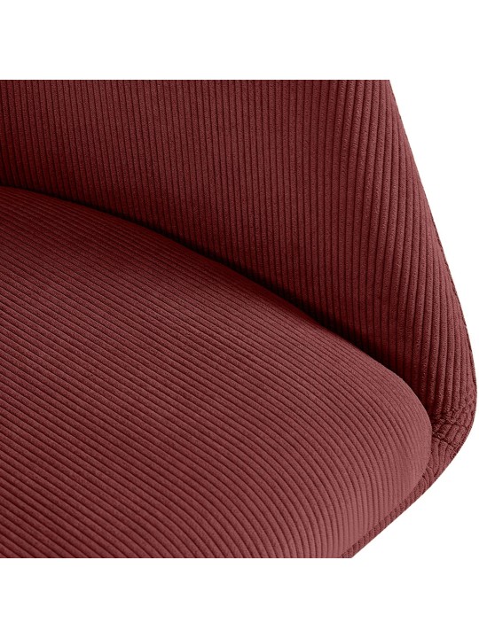 Scaun de sufragerie Olema Cord, bordo