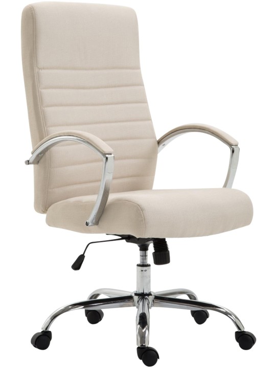Scaun de birou stofa Valais, crem Scaun de birou stofa Valais, crem
