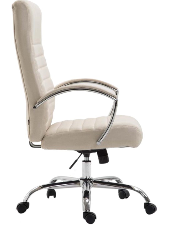 Scaun de birou stofa Valais, crem Scaun de birou stofa Valais, crem