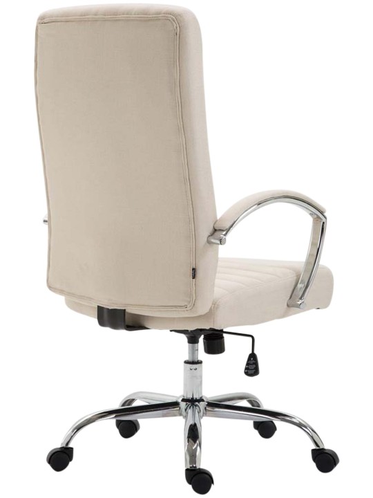 Scaun de birou stofa Valais, crem Scaun de birou stofa Valais, crem