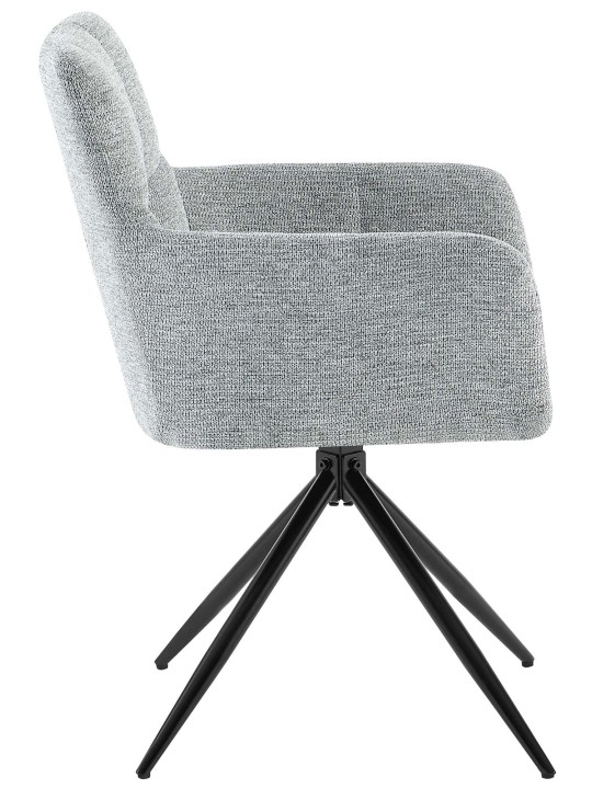 Set 2 scaune de sufragerie stofa Jonah, gri deschis Set 2 scaune de sufragerie stofa Jonah, gri deschis