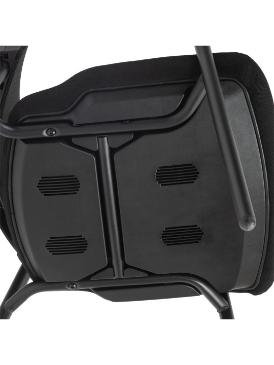 Set 2 scaune vizitator Volga, negru