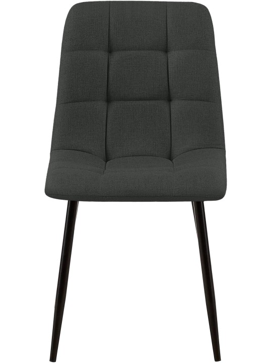 Set 4 Scaune de Sufragerie Tesatura Tilde, gri închis