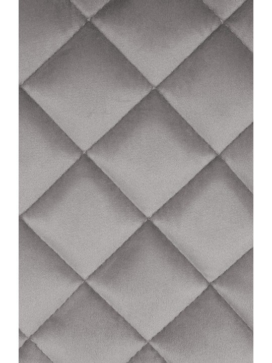 Set 2 scaune de bar Kasson catifea, gri