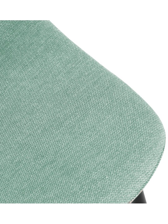 Scaun de sufragerie stofa Napier, verde deschis