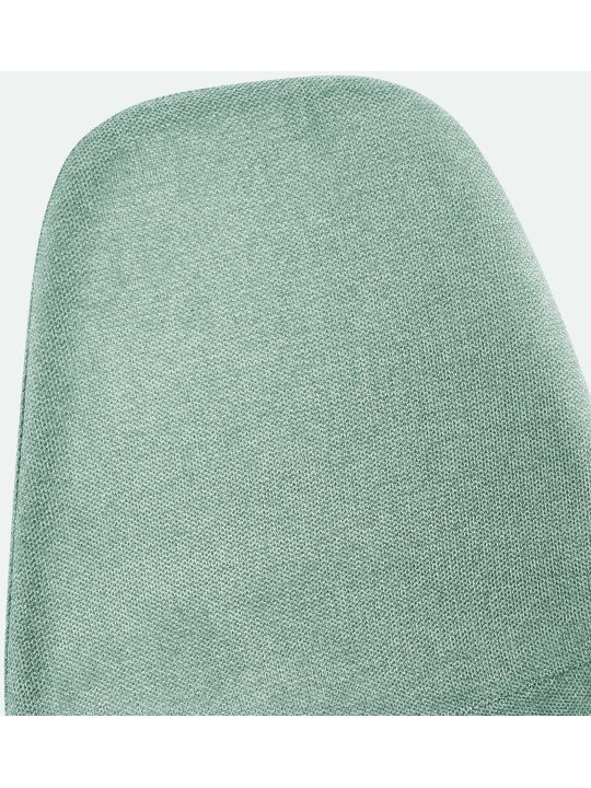 Scaun de sufragerie stofa Napier, verde deschis