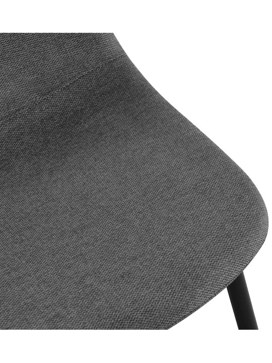 Set 4 scaune de sufragerie stofa Napier, gri