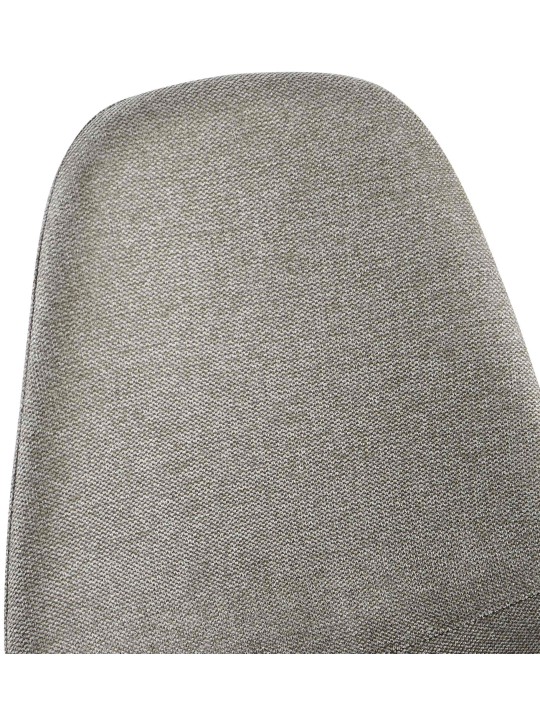 Set 4 scaune de sufragerie stofa Napier, gri deschis