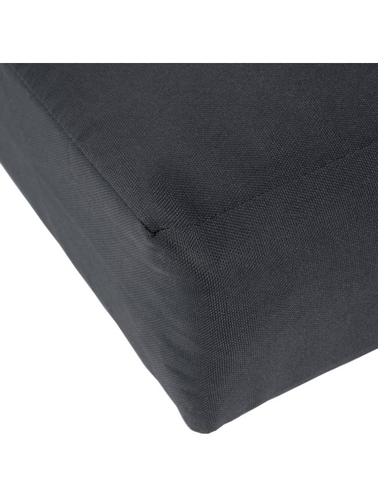 Bancă balansoar Joyce cu pernă de sezut 150 cm + tec, gri închis