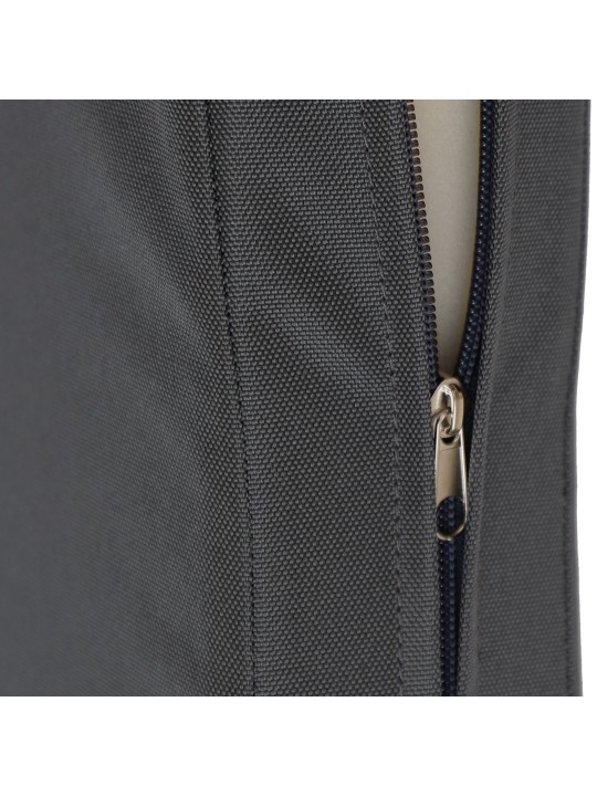 Bancă balansoar Joyce cu pernă de sezut 200 cm + tec, gri închis