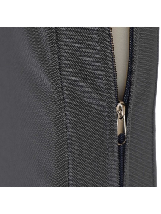 Banca de tec Jackson cu perna de sezut 120 cm + tec, gri închis