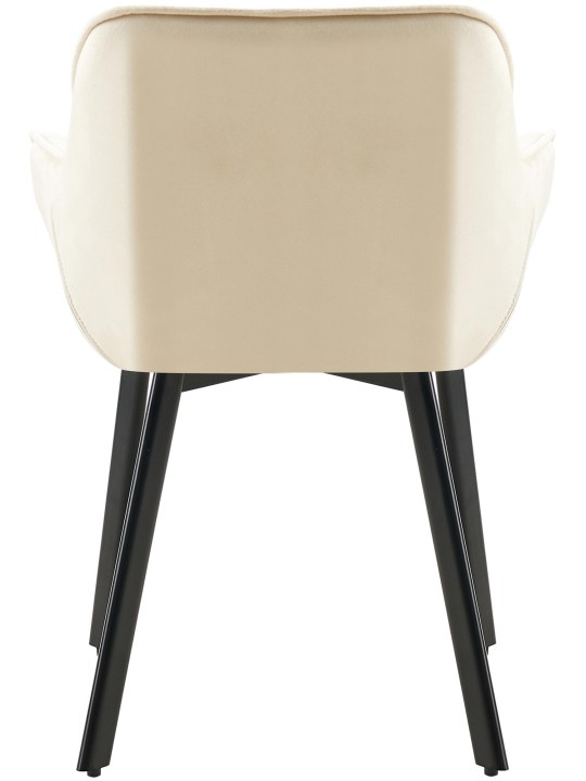 Set 2 scaune din catifea Antigo, crem Set 2 scaune din catifea Antigo, crem