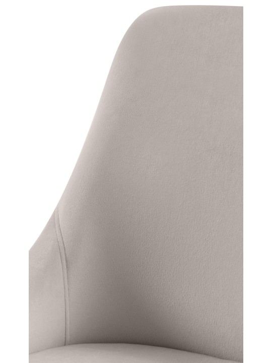 Set 2 scaune de sufragerie catifea Elmira, gri