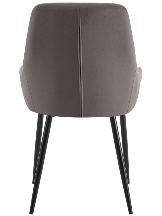 Set 2 scaune de sufragerie catifea Elmira, antracit Set 2 scaune de sufragerie catifea Elmira, antracit