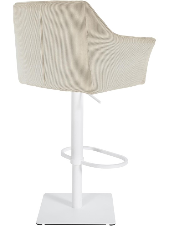 Scaun de bar Damaso W Cord, crem