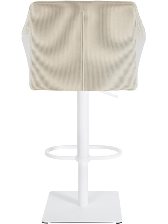 Scaun de bar Damaso W Cord, crem