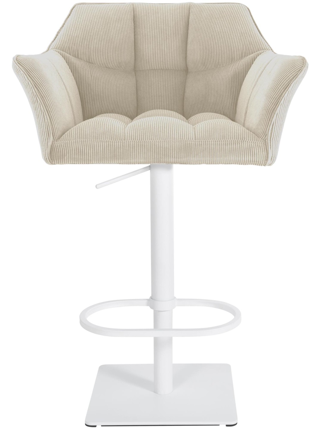 Scaun de bar Damaso W Cord, crem