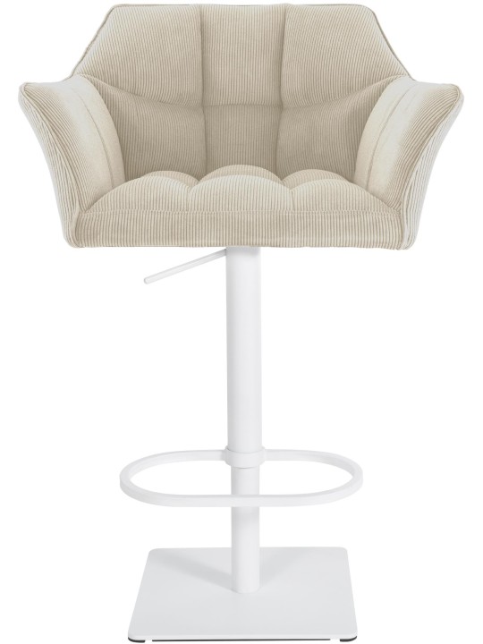 Scaun de bar Damaso W Cord, crem