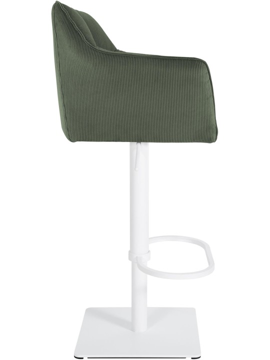 Scaun de bar Damaso W Cord, verde