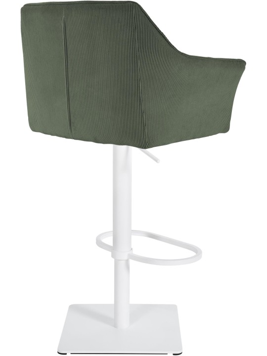 Scaun de bar Damaso W Cord, verde