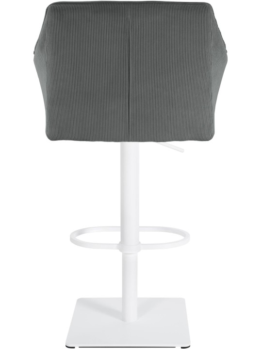 Scaun de bar Damaso W Cord, gri Scaun de bar Damaso W Cord, gri