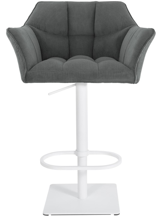 Scaun de bar Damaso W Cord, gri Scaun de bar Damaso W Cord, gri